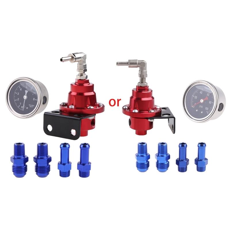 Pressure Regulator Universal Gas Oil Injection with Gauge Install Tool