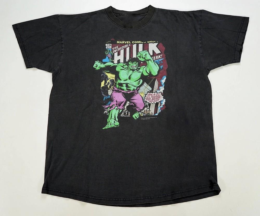 НОВАЯ Универсальная футболка Islands Of Adventure The Incredible Hulk 1999 S-5XL Репринт Унисекс S