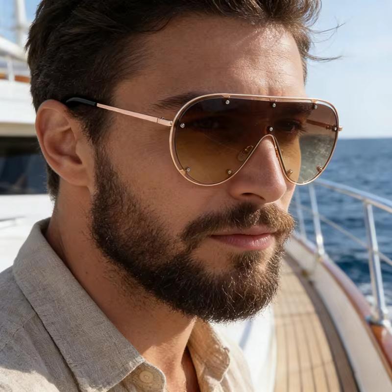 1pc Women/Men Oversized Personality Fashionable Sunglasses For Outdoor Vacation Driving Party Musical Festival Accessories