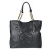 GG Emboss 453561 Tote Bag Black Women Used