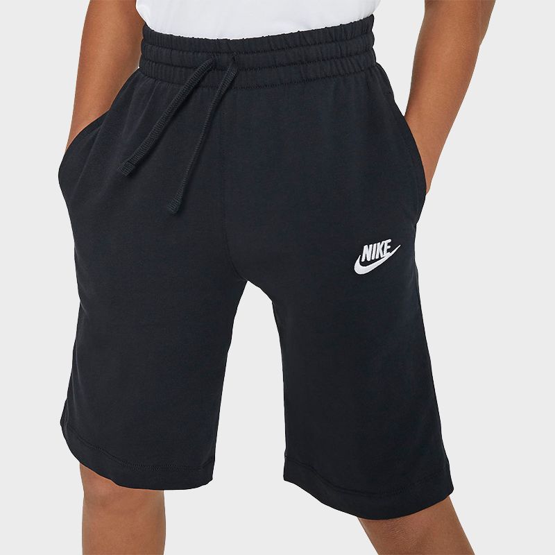 Nike Sportswear Solid Logo Straight Leg Kids Shorts Kids Shorts Black 805450-011