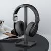 Modern Headphone Display Stand Featuring Slip Resistant Base Compact Design And Device Storage Rack Compartment