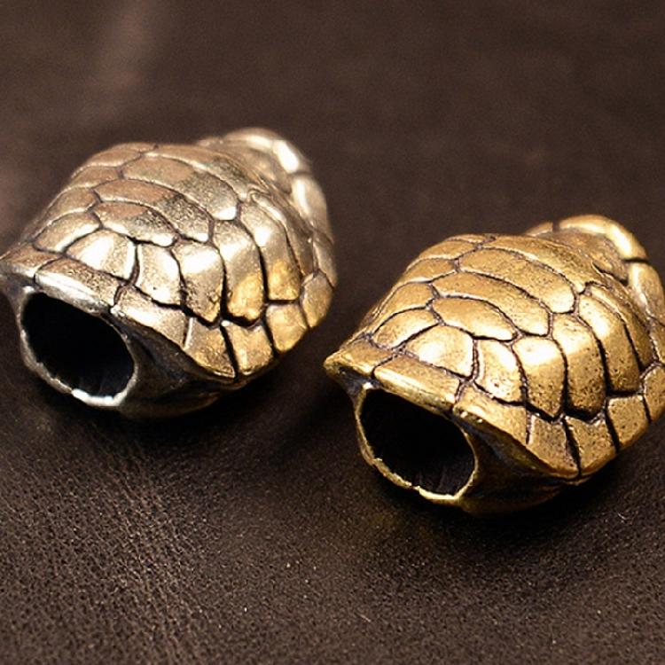 Metal Tortoiseshell Charm Pendant for Handmade Bracelets and Necklaces Large Hole Braiding Artistic Collectibles