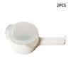 2Pcs Bag Clips For Food Storage With Pour Spouts Kitchen Chip Bag Clips Plastic Cap Sealer Clip For Kitchen Storage
