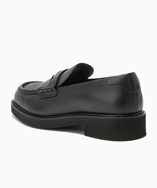 Tommy Hilfiger Elettra Penny Leather Loafers - Black (T52F6Asz330Wt1Bds)