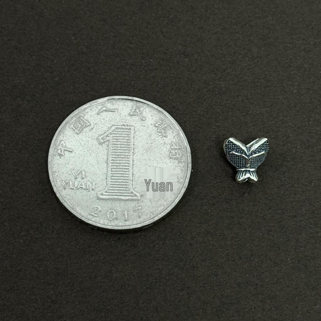 Sterling Silver Retro Lotus Flower DIY Beads for Bracelets/Necklaces