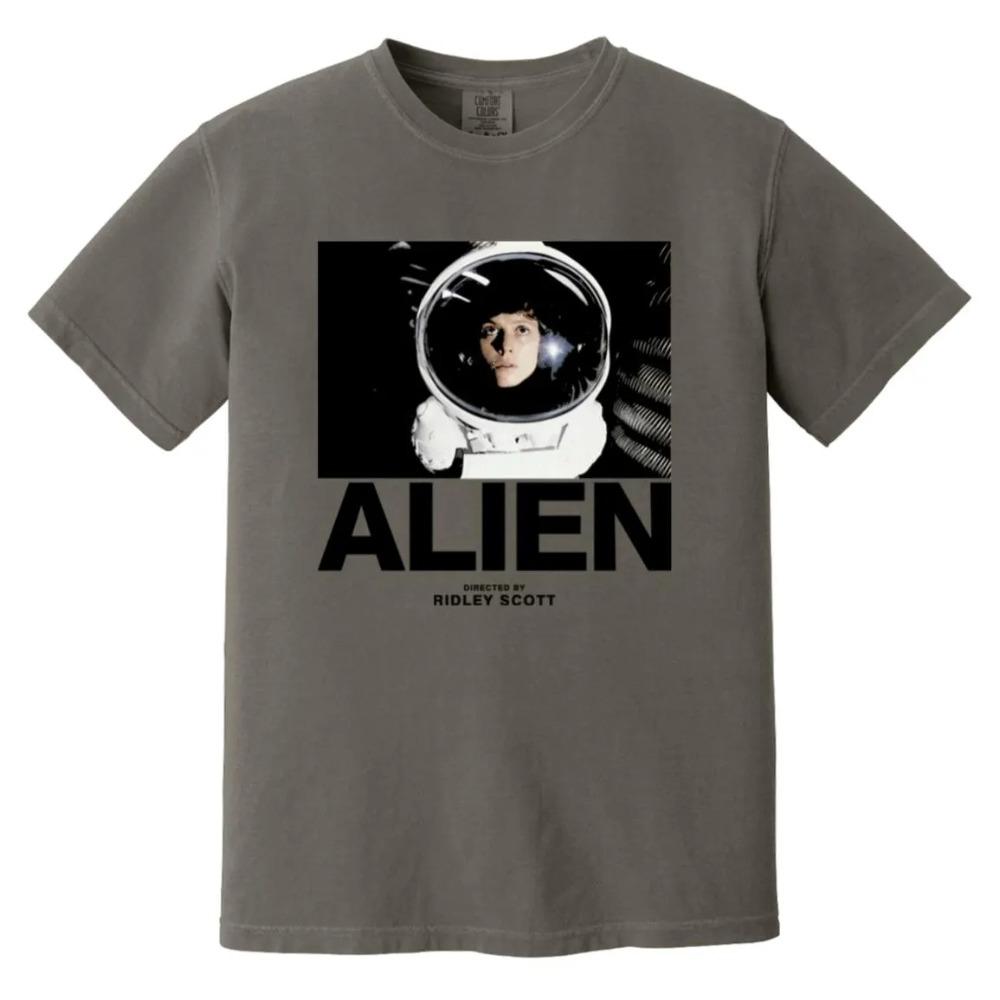Alien Movie Tshirt Scifi Horror Tshirt Retro Movie Theme Tshirt Summer New Retro Street Style Unisex Casual Fashion Tshirt