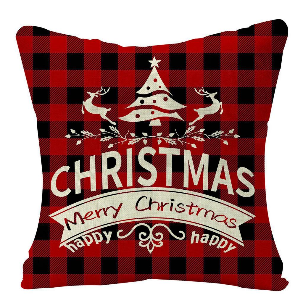 Christmas Throw Pillow Case Bedside Sofa Nordic Festival Office Cushion Pillow Case Bed Linen Throw Pillow Case