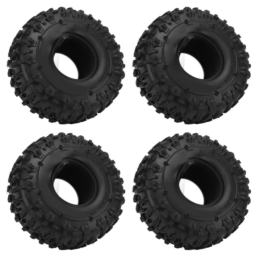 4pcs RC Rubber Tires 1.9 Inch Large Grip Universal RC Car Wheels for Axial Scx10 D90 Crawler