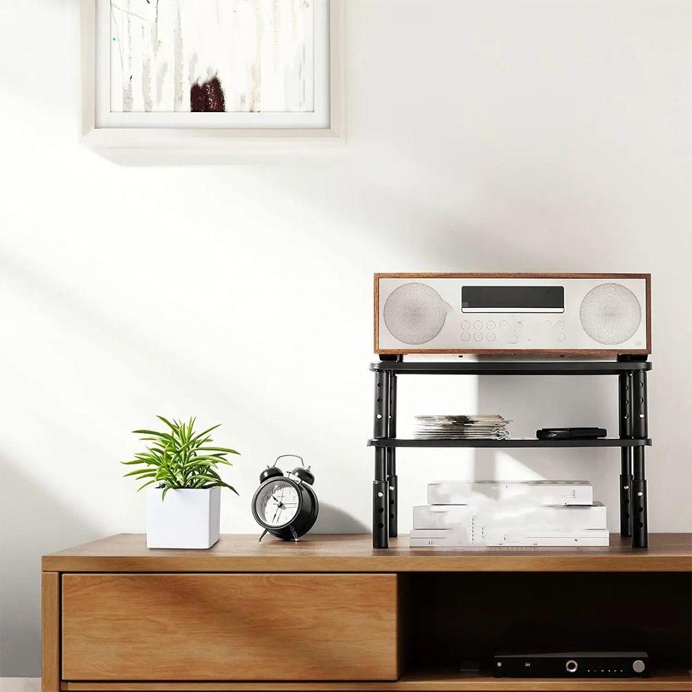 3 Height Adjustable Computer Monitor Stand Storage Drawer Portable Monitor Height Adjustment Stand Increase Height Metal