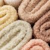 Womens Fuzzy Plush Slipper Socks Warm Coral Fleece Solid Color Five Finger Socks
