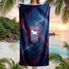 Ipswich Town Fußball Strandtuch Weiches Mikrofaser-Sommertuch Schnelltrocknendes Saugfähiges Handtuch für Strand Schwimmbad Reisen