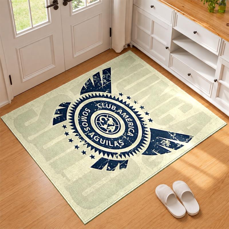 Club America Carpet Door Mat for Living Room or Bedroom Protective Mat Under Chair Office Decoration Christmas Gift Birthday Present