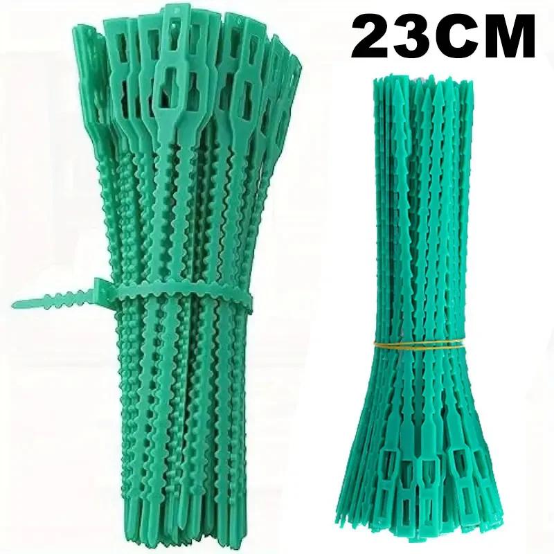 Garden Cable Ties Reusable Plant Vine Tree Shrubs Support Fastener Locking Nylon Adjustable Zipper Cables Ties Organizer Tools