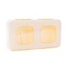 Plastic Plastic Wrap Storage Box Soft Rubber Top Cover Earmuff and Hood Storage Box  Bathroom