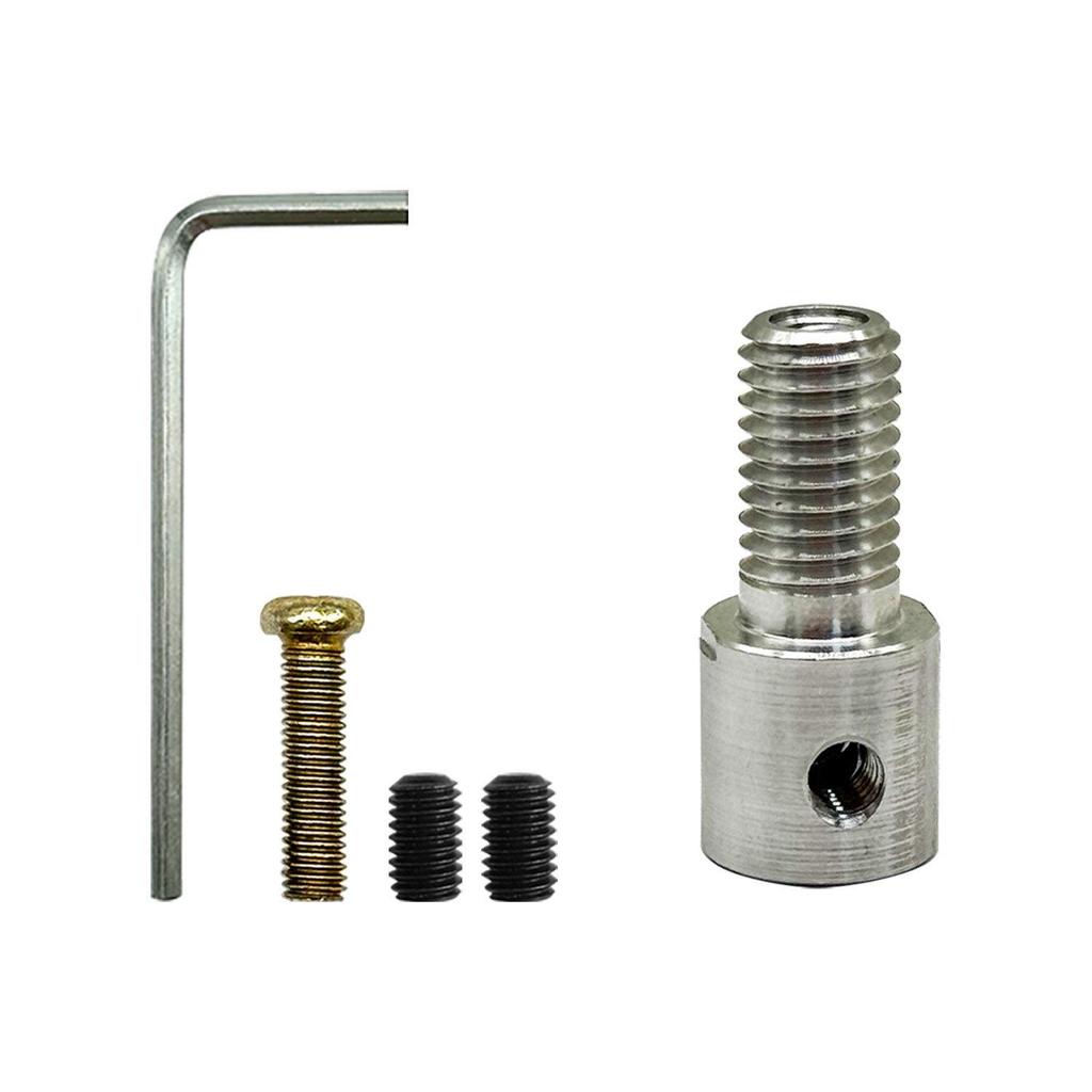 775/755 Motor DIY Elektrisk Borr Omvandlingsaxel M10*1.5 Gänga, 5MM Innerdiameter