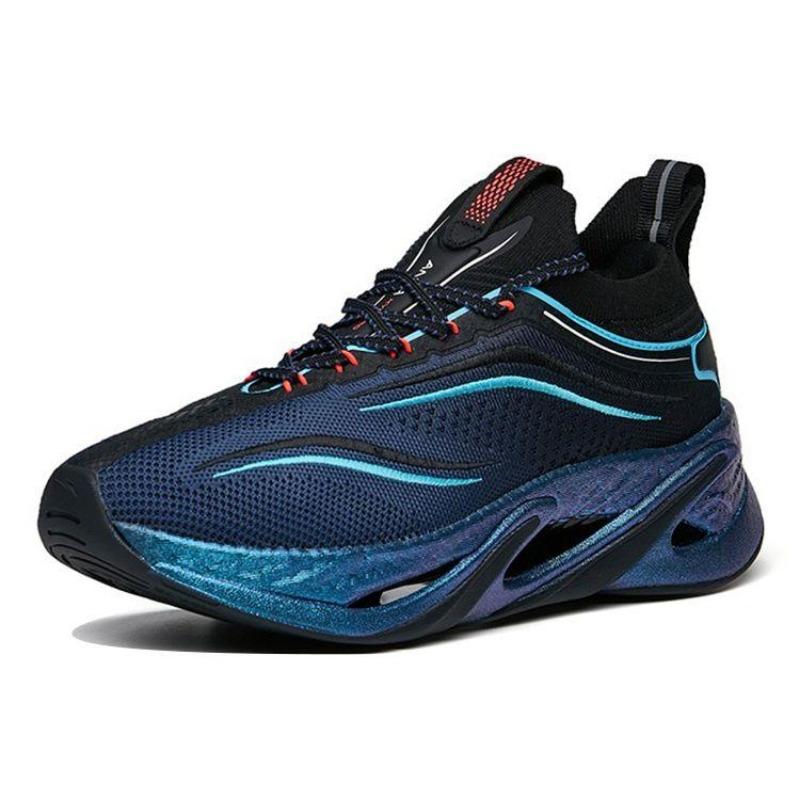 Anta Running Series men low-top running shoes blue/black 112145596-2