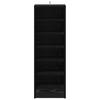 Shoe Cabinet Black Oak Effect 32 x 35 x 90 cm Particleboard