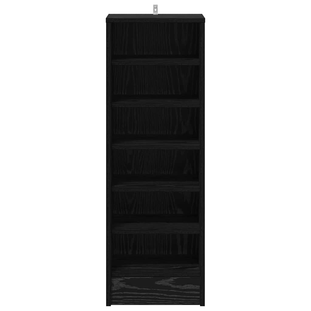 Shoe Cabinet Black Oak Effect 32 x 35 x 90 cm Particleboard