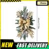 Christmas Swag Wreath Pendants Ornament Hanging Garlands Without/with Light Home Door Window Decoration Party Supplies