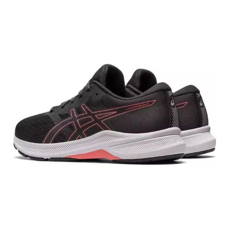 Asics Lazerbeam Avante Lightweight Breathable Running Shoes Kids Sneaker Gray Pink 1154A151-020