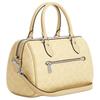 COACH Rowan 25 Logo Printed Boston Bag Shoulder Coated Canvas Handbag Medium Women Yellow