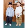 Right European Boys' Bear Series Academy Style Long-Sleeve Shirt 2026 Spring and Autumn New Children's Clothing Baby Top Trendy