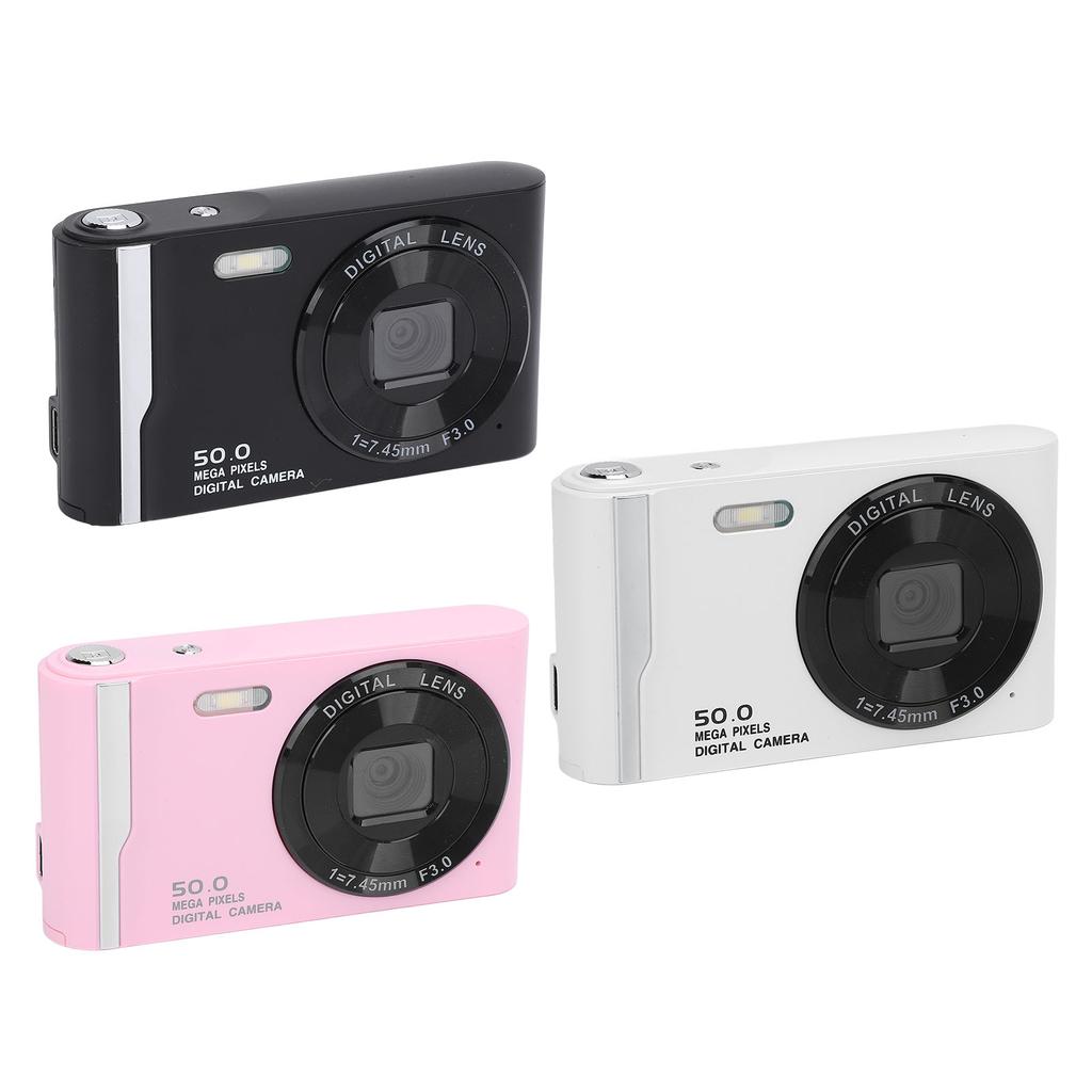 4K 50MP Digital Camera HD 16x Digital Zoom 2.8 Inch LCD Screen Anti Shake Autofocus Retro Compact Sm
