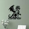 Customizable Dragon Metal Wall Art Classic Style Home Decor Gift