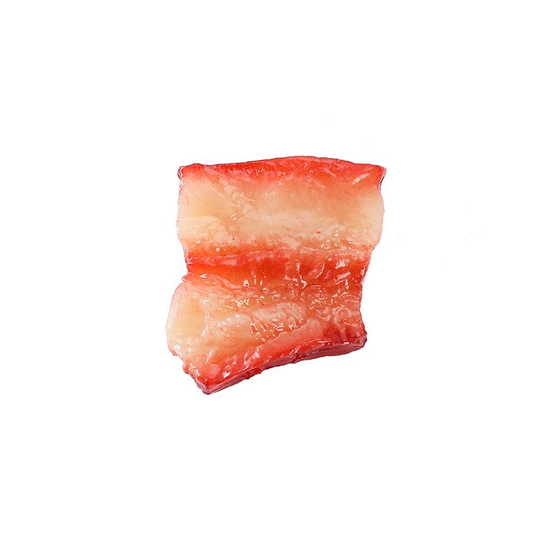 Dongpo Pork Model Keychain: Braised Pork, Beef Cubes, & Faux Streaky Pork Props for Kitchen Decor