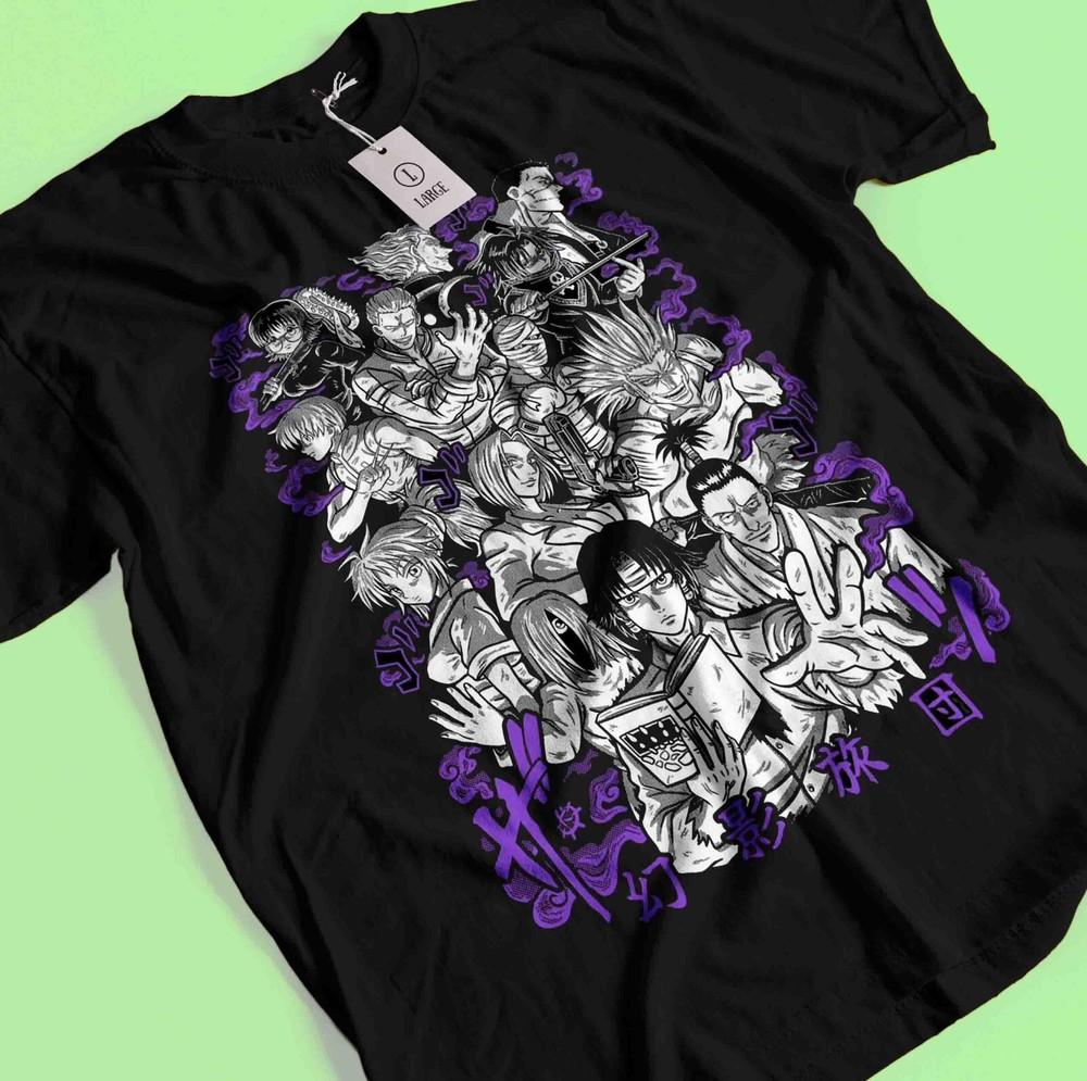 

Chrollo Lucilfer T-Shirt Hunter X Hunter HXH Shirt Phantom Troupe Tee Ryodan 4XL