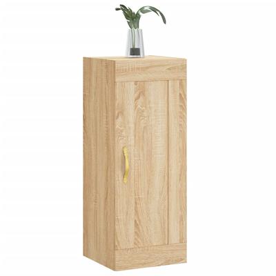 Wall Cabinet Sonoma Oak 34.5 X 34 X 90 Cm Particleboard