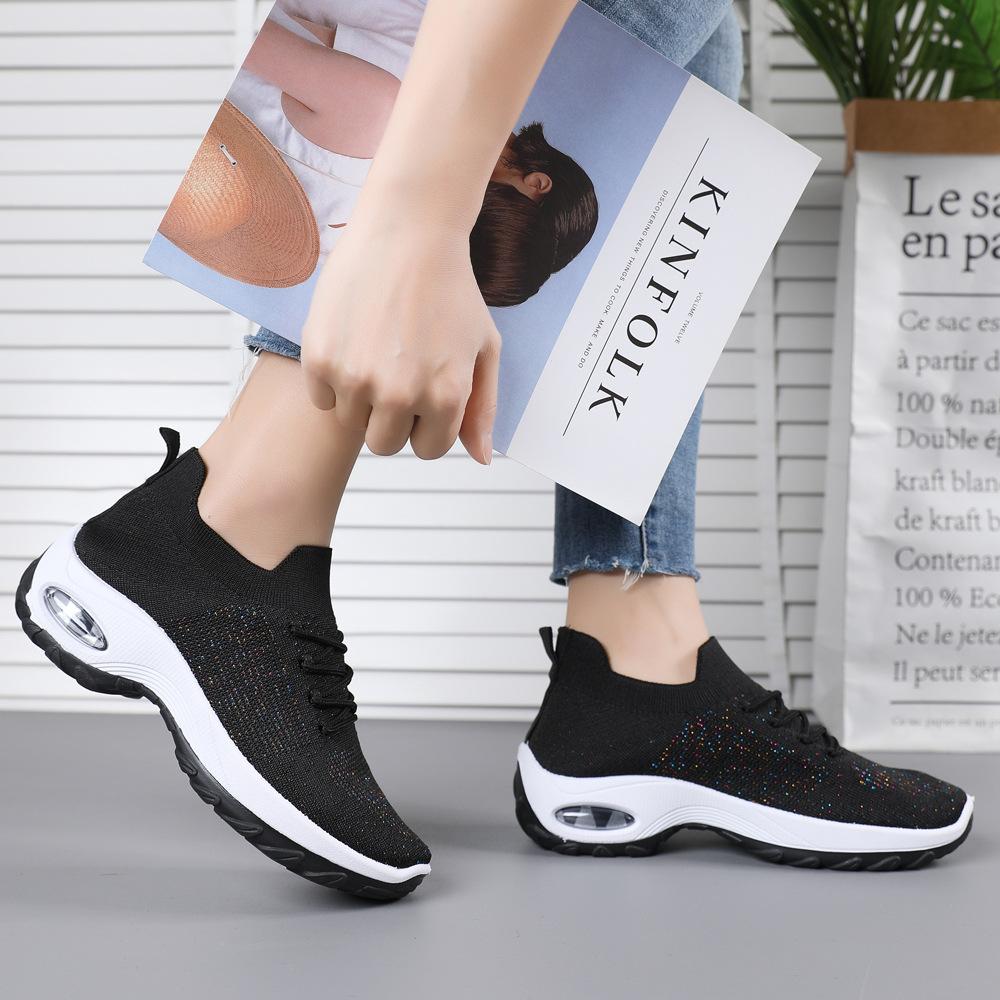 Damen-Freizeitschuhe für Frühling und Sommer, neue Mesh-Mode, vielseitige rutschfeste Sportschuhe