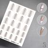 Franse Manicure Strips Nagel Vormen Franje Tip Gidsen Sticker Doe-het-zelf Golvende Lijn Nagellak Art Tips Gidsen Stickers Stencil Strips Nagel Gereedschap