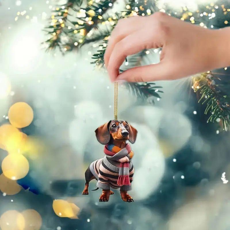 Automobile Acrylic Playful Hanging Decor Whimsical Cartoon Style For Fun Car Interiors