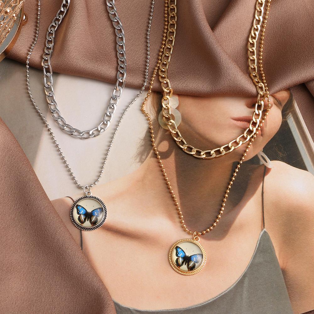 Necklace Bohemian Women's Necklace Retro Chain Long Star Necklace Pendant Bohemian Necklace Jewelry