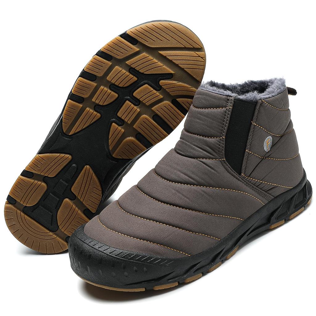Men Snow Boots Women Winter Cotton Shoes Super Warm Ankle Boots Waterproof Warm Plush Boots Footwear Plus Size 47 Outdoor High Top Warm Furry Sneakers