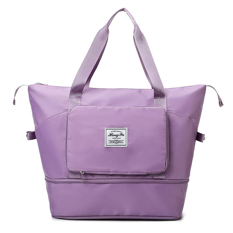 New large-capacity fitness bag short-distance dry and wet separation travel bag expandable portable maternity bag