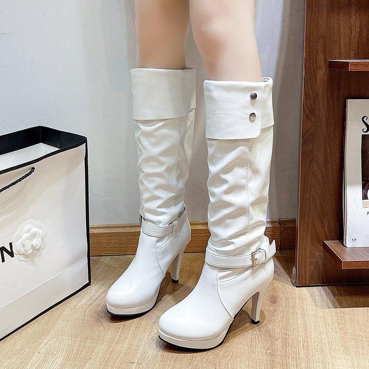 

[youshilai] 2025 new knight boots women s autumn and winter high boots thin heel long boots high heel women s boots 40