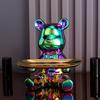 Ceramic Colorful Plating Bear Storage Box Home Living New Room Desktop Storage Tray Decorative Statue Money Box Ornaments
