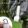 Portable Handheld Fan with Fast Cooling, 5 Speeds, Foldable Buckle, USB Rechargeable, White