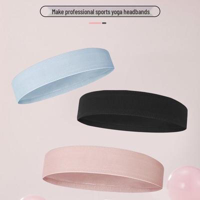 Unisex Snabbtorkande Stickat Yoga Pannband - Brett Svettband för Fitness & Löpning