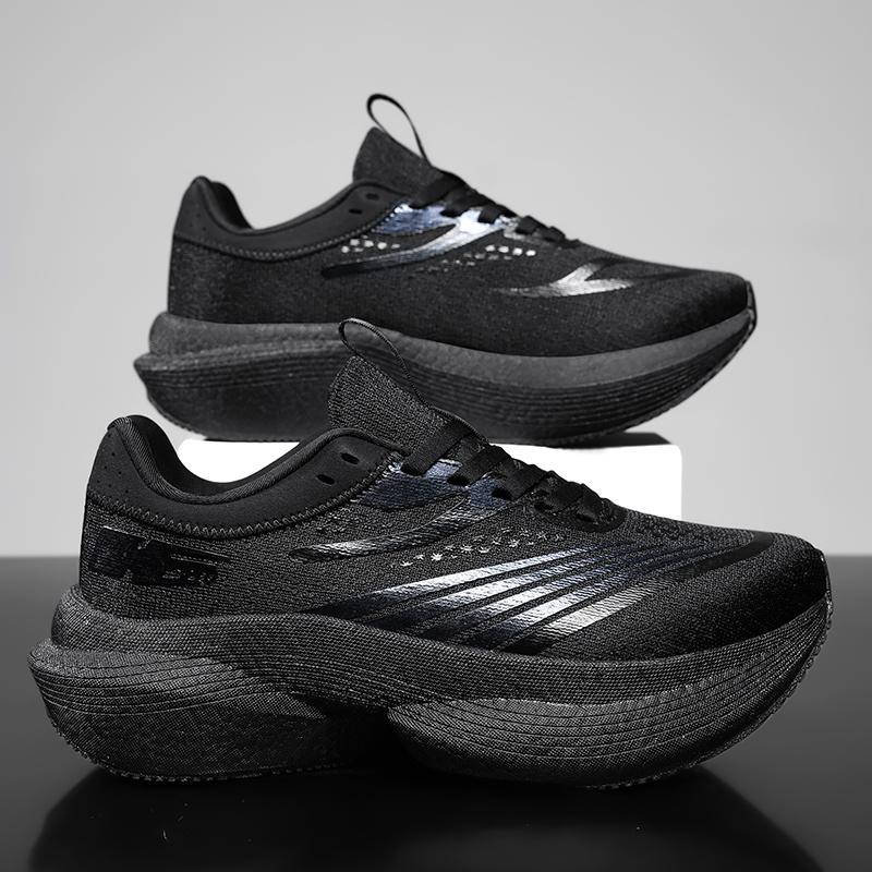 New Running Shoes Carbon Board Marathon Men Athletic Breathable Lightweight Women S Plush Comfort Athletic Nonskid Athletic Shoes Daily 44