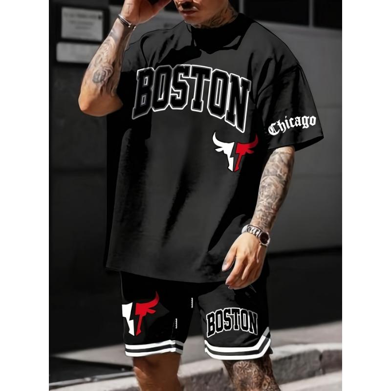 

The Summer Men s Adult Set Features Harajuku Cartoon 3D Printed Polyester Fiber, Which Is Breathable and Lightweight 5XL