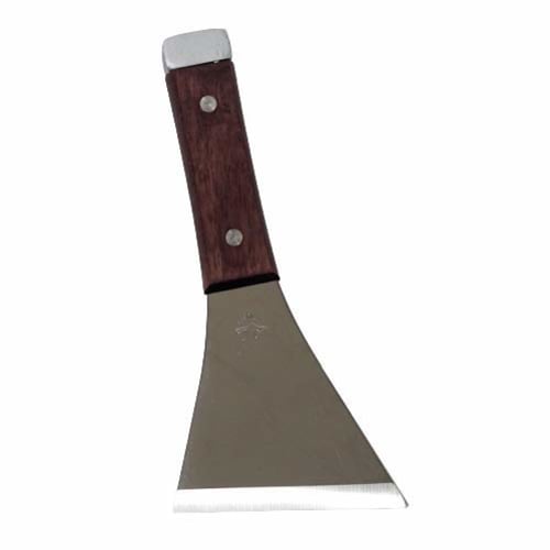 Hakeichi Y-Shaped Leather Skimmer with Hammer, 90mm, Stainless Steel, 1 Piece