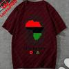 Juneteenth Its in My DNA Graphic TShirt African Map Fingerprint Black Pride Cotton Tops for Unisex Women Juneteenth Gift Apparel