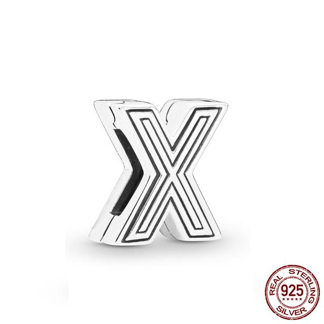 

New Copper A-Z26 English Letter Bonded Beads That Can Be Freely Combined Are Fit For Flat Bracelets Diy Fine Jewelry