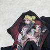 [USED] Vintage 2000s Naruto Gaara Short Sleeve Shirt, Anime, Manga, Black, 12