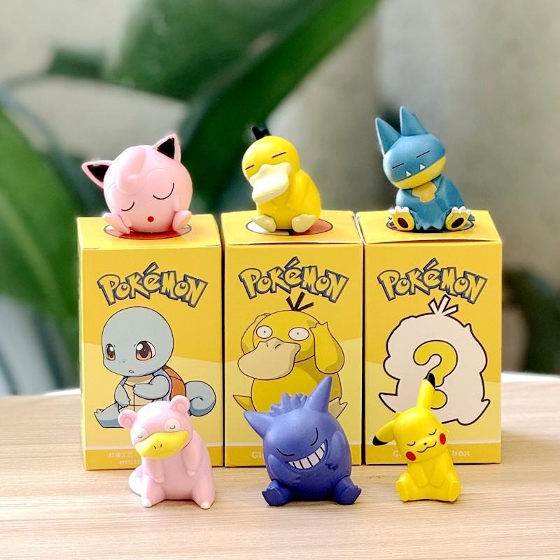 Pvc Pokemon Sleepy Shoulder Toy Collectible For Car Decor And Kids