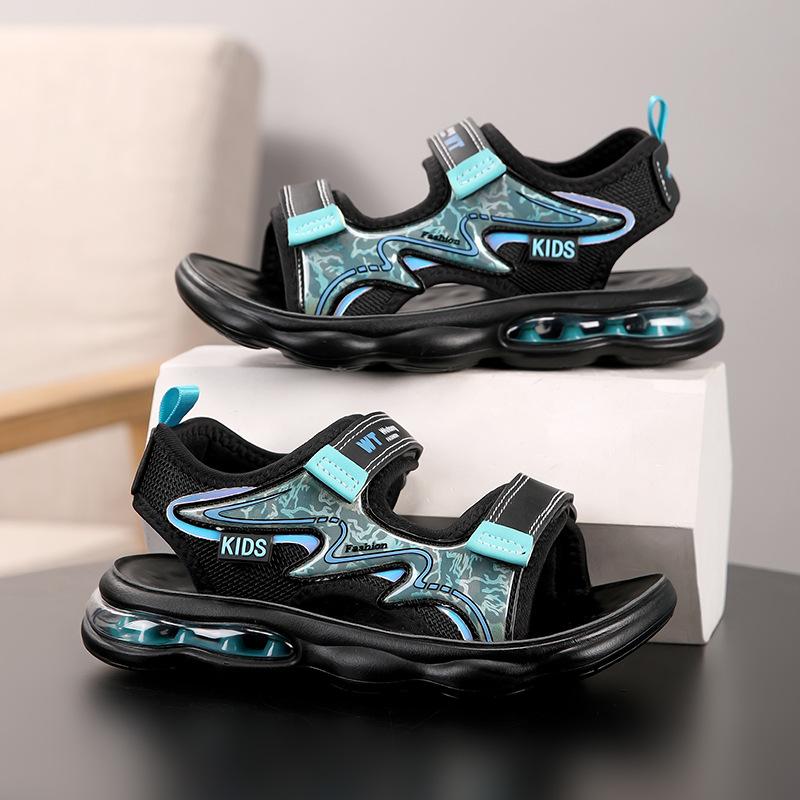 Classmate 2025 Summer Children's Sandals Boys Middle and Older Children Soft-soled Beach Shoes Sports Sandals Outdoor Leisure